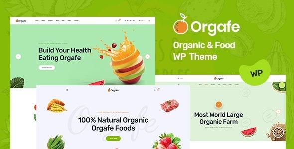 Free Download Orgafe - Organic Food WordPress Theme Nulled
