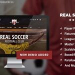 Free Download Real Soccer - Sport Clubs Responsive WP Theme Nulled