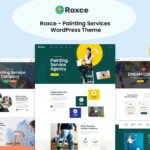 Free Download Roxce - Painting Services WordPress Theme + RTL Nulled