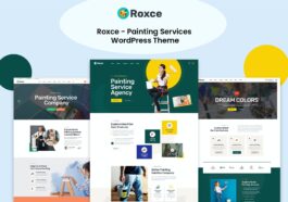 Free Download Roxce - Painting Services WordPress Theme + RTL Nulled