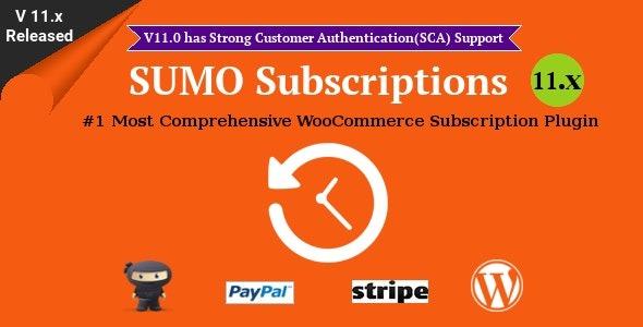 Free Download SUMO Subscriptions - WooCommerce Subscription System Nulled