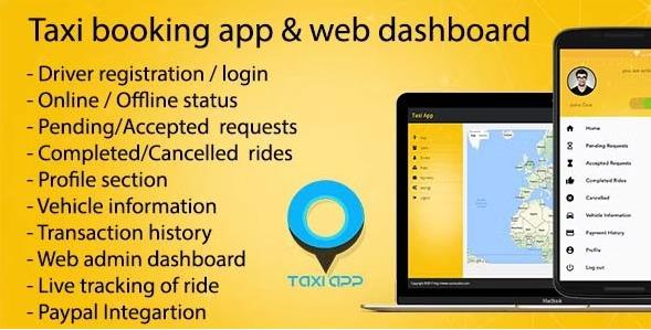 Free Download Taxi booking app & web dashboard, complete solution Nulled