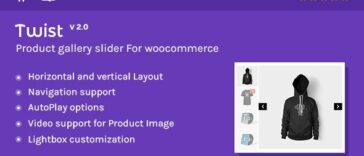 Free Download Twist - Product Gallery Slider for Woocommerce Nulled