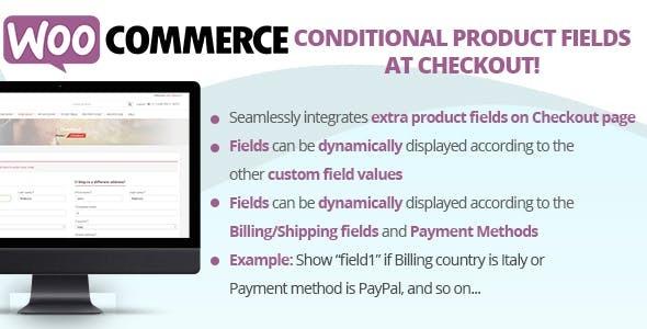 Free Download WooCommerce Conditional Product Fields at Checkout Nulled
