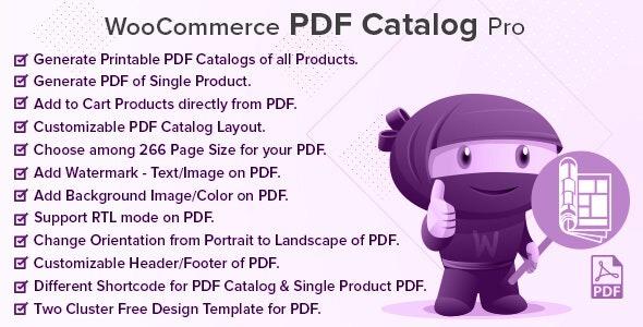 Free Download WooCommerce PDF Catalog Pro Nulled