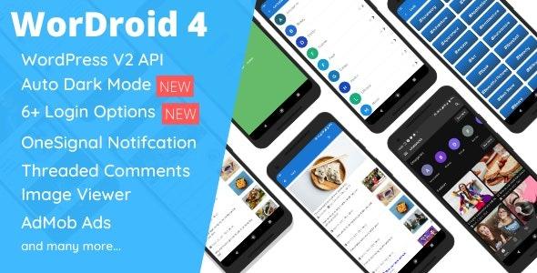 Free Download WorDroid - Full Native WordPress Blog App For Android Nulled