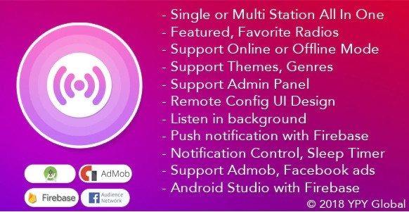 Free Download XRadio – Best Radio Template For Android Nulled