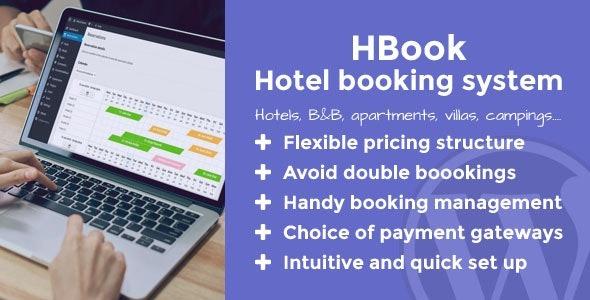 HBook Nulled Hotel booking system – WordPress Plugin Free Download