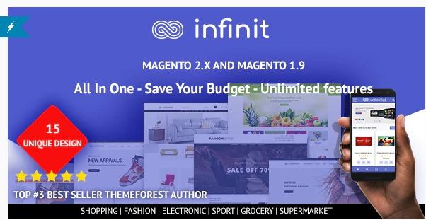 Infinit Theme Nulled Multipurpose Responsive Magento 2 and 1 Theme Free Download