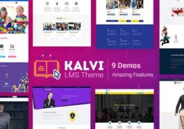 Kalvi Nulled LMS Education WordPress Theme Free Download