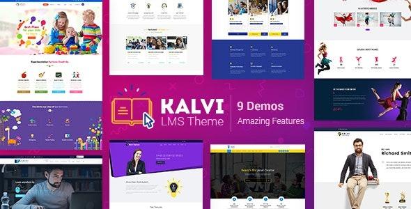 Kalvi Nulled LMS Education WordPress Theme Free Download