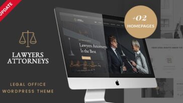 Lawyer Attorneys Nulled Law Firm Office WordPress Theme Free Download