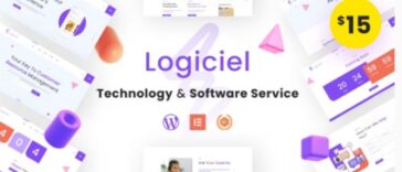 Logiciel Theme Nulled Technology & Software Service WordPress Theme Landing Pages Free Download