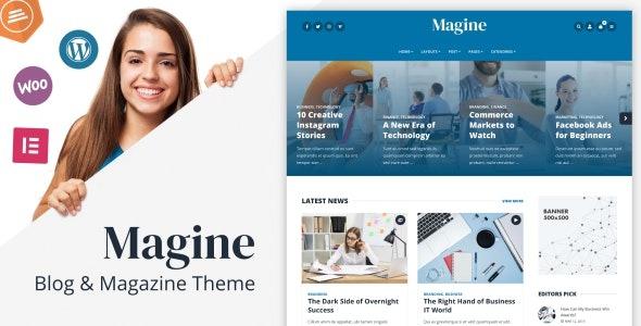 Magine Nulled – Business Blog WordPress Theme Free Download