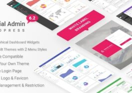 Material WordPress Theme Nulled White Label WordPress Admin Theme Free Download