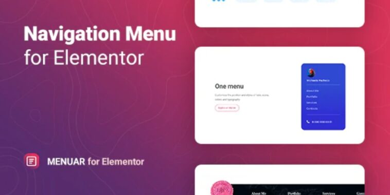Menuar Navigation Menu for Elementor Nulled Free Download