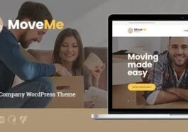 MoveMe Moving & Storage Relocation Company WordPress Theme Nulled