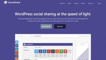 Novashare Nulled – WordPress Social Sharing Plugin Free Download