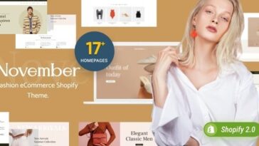 November Theme Nulled Multipurpose Sections Shopify Theme Free Download