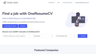 OneJobPortal Nulled Jobs Board and Resume Builder Free Download