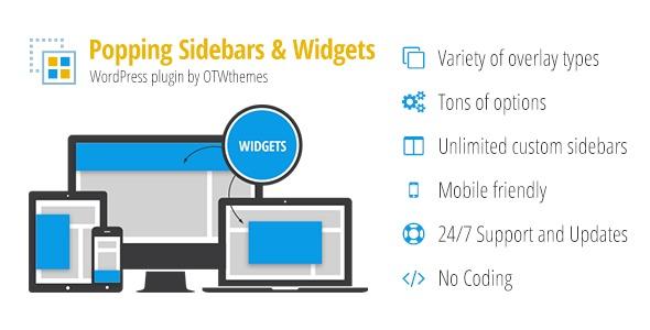 Popping Sidebars and Widgets for WordPress Nulled Download