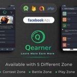 Qearner Nulled Quiz App Android Quiz game with Earning System + Admin panel Free Download