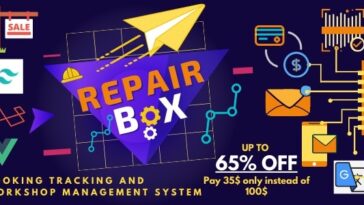 Repair box - Repair booking,tracking and workshop management system Nulled Download