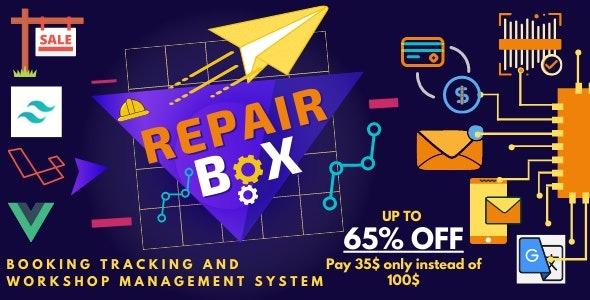 Repair box Repair booking,tracking and workshop management system Nulled 0.7.2 Free Download 