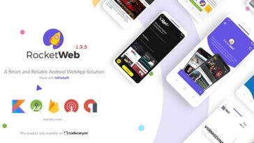 RocketWeb Nulled – Configurable Android WebView App Template