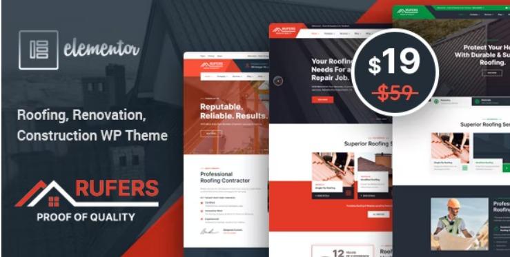 Rufers Theme Nulled Renovation Services WordPress Theme Free Download