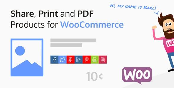 Share, Print and PDF Products for WooCommerce Nulled Free Download