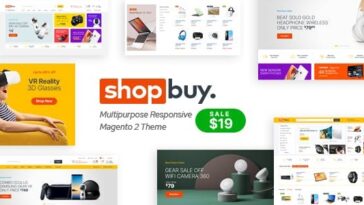 Shopbuy Nulled Multipurpose Responsive Magento 2 Theme Free Download