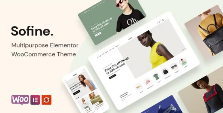 Sofine Multipurpose Elementor WooCommerce Theme Nulled Download