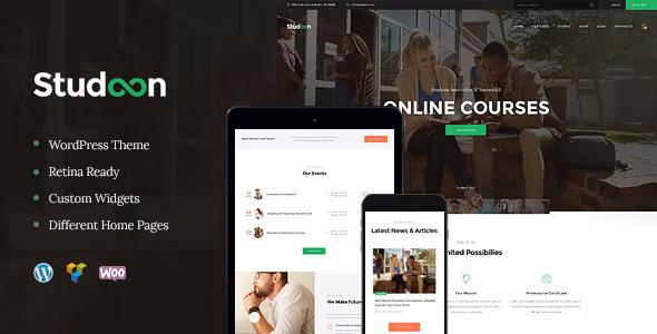 Studeon An Education Center & Training Courses WordPress Theme Nulled Free Download