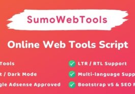 SumoWebTools - Online Web Tools Script Nulled Free Download