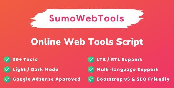 SumoWebTools - Online Web Tools Script Nulled Free Download