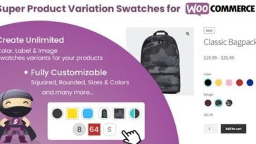 Super Product Variation Swatches Nulled Free Download