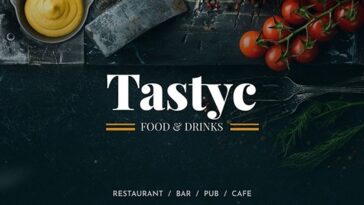 Tastyc Nulled Restaurant WordPress Theme Free Download