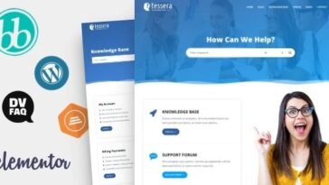Tessera Theme Nulled Knowledge Base & Support Forum WordPress Theme Free Download