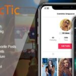 TicTic IOS Nulled media app for creating and sharing short videos Download