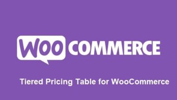 Tiered Pricing Table for WooCommerce Nulled