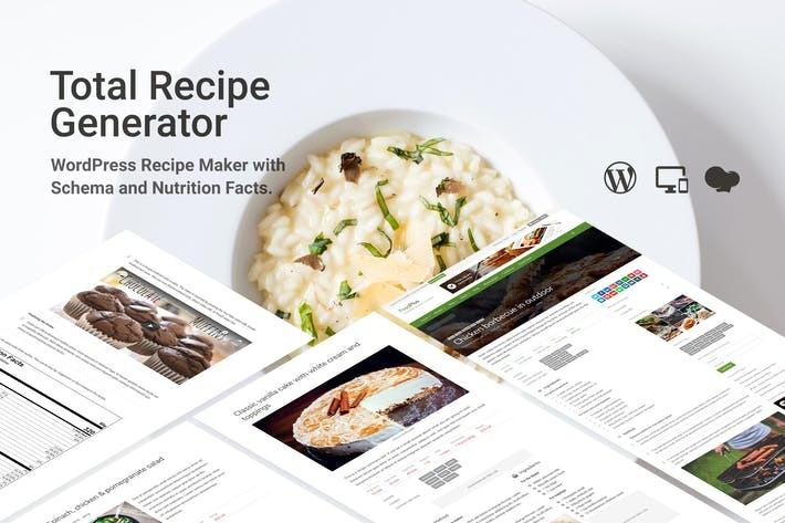 Total Recipe Generator for WPBakery Page Builder Nulled Free Download