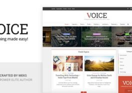 Voice Theme Nulled Clean News Magazine WordPress Theme Free Download