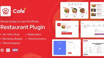 WP Cafe Nulled Restaurant Reservation and Food Menu Plugin for WordPress Free Download