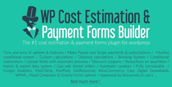 WP Cost Estimation & Payment Forms Builder Nulled Download