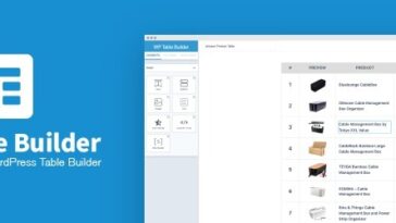 WP Table Builder Pro Nulled Free Download