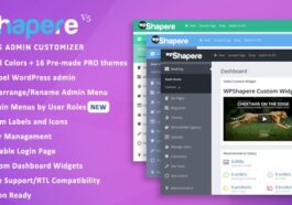 WPShapere Nulled WordPress Admin Theme Download