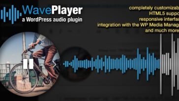 WavePlayer Nulled WordPress Audio Player with Waveform and Playlist Free Download
