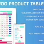 Woo Products Table Pro Nulled Making Quick Order Table Free Download