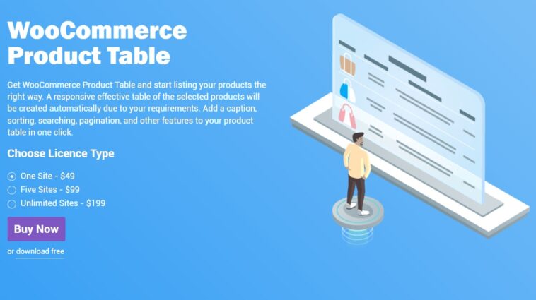 WooBeWoo Product Table Pro Nulled Download